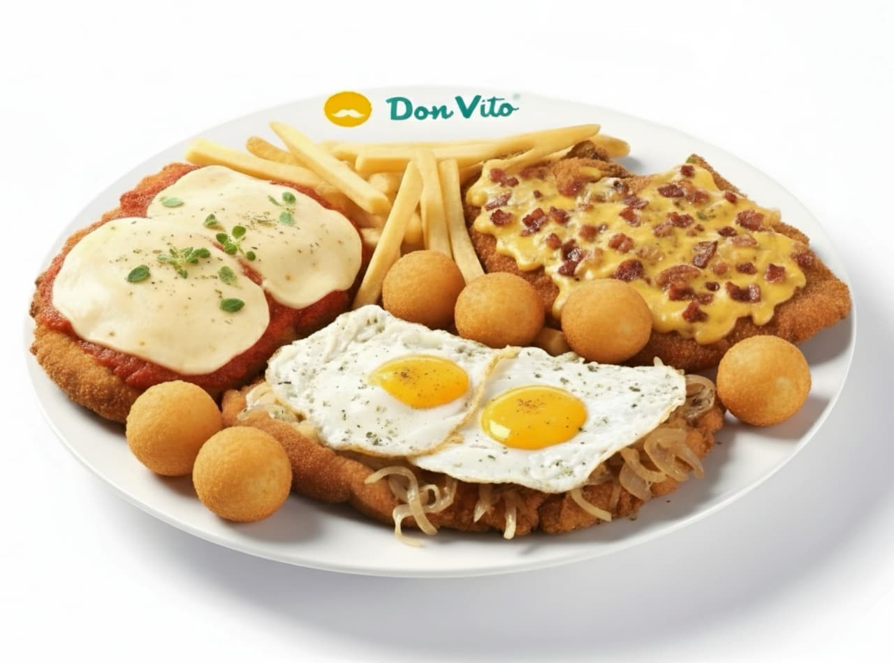 MILANESA DE CARNE GOURMET + GUARNICIÓN